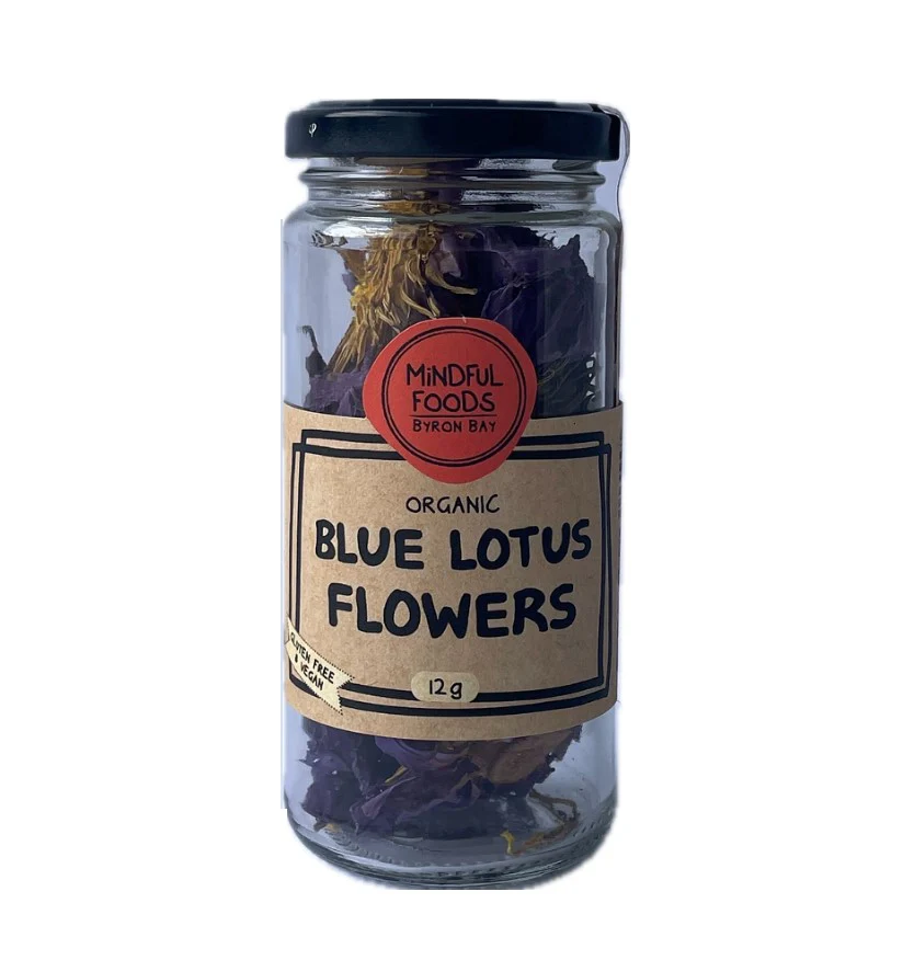 Mindful Foods Blue Lotus Flowers Organic